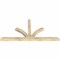 Ekena Millwork Richland Rough Sawn Timber Gable Bracket, Douglas Fir, 84"W x 42"H x 4"D x 4"F, 12/12 Pitch GBW084X42X0404RIC00RDF - alternate 2